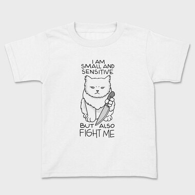 Small and Sensitive Cat, Tricou Copii