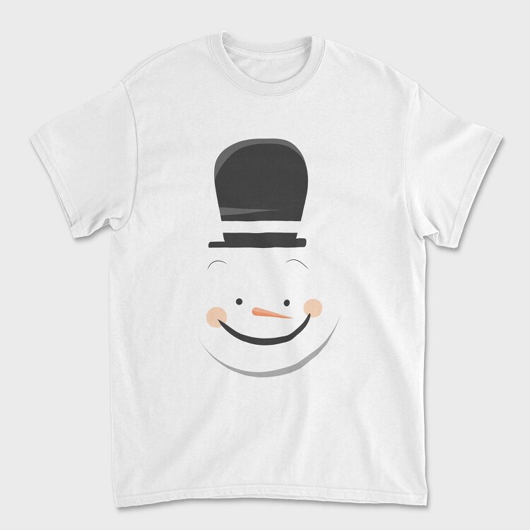 Snow Man Face 2, Tricou Barbati (Unisex)