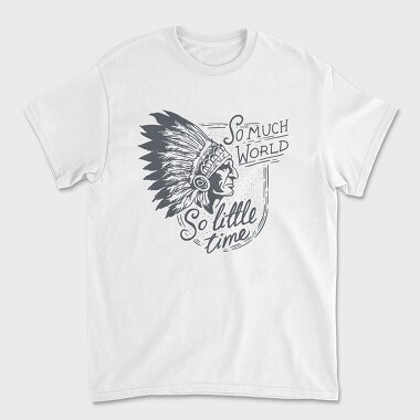 So Much World So Little Time Shaman, Tricou Barbati (Unisex)