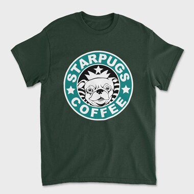 Starpugs Coffee, Tricou Barbati (Unisex)