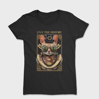 Steampunk Cat, Tricou Femei