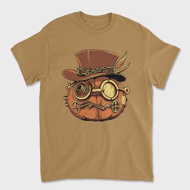 Steampunk Pumpkin, Tricou Barbati (Unisex)