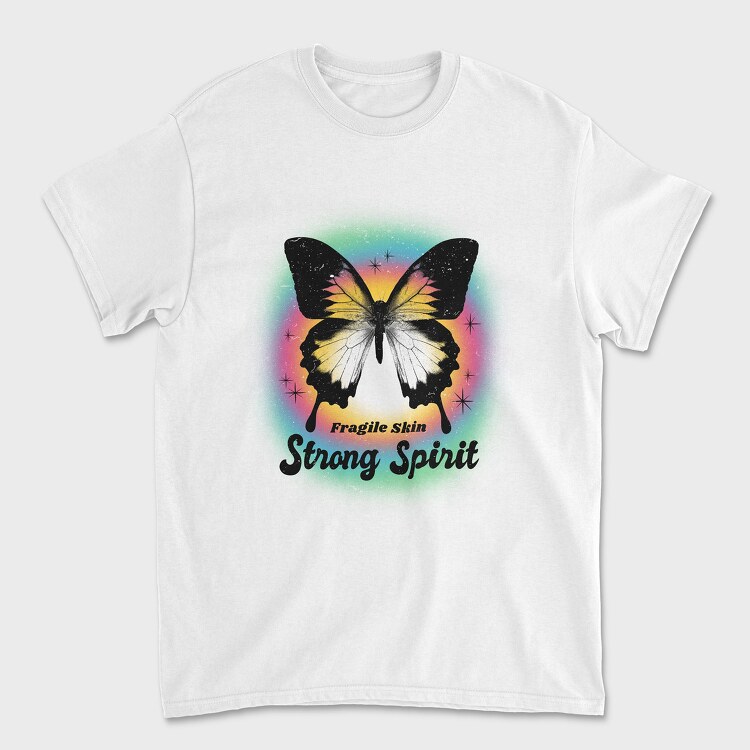 Strong Spirit Butterfly, Tricou Barbati (Unisex)