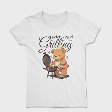 Teddy Bear Grilling, Tricou Femei