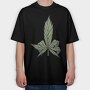 Cannabis, Tricou Oversize Barbati (Unisex)