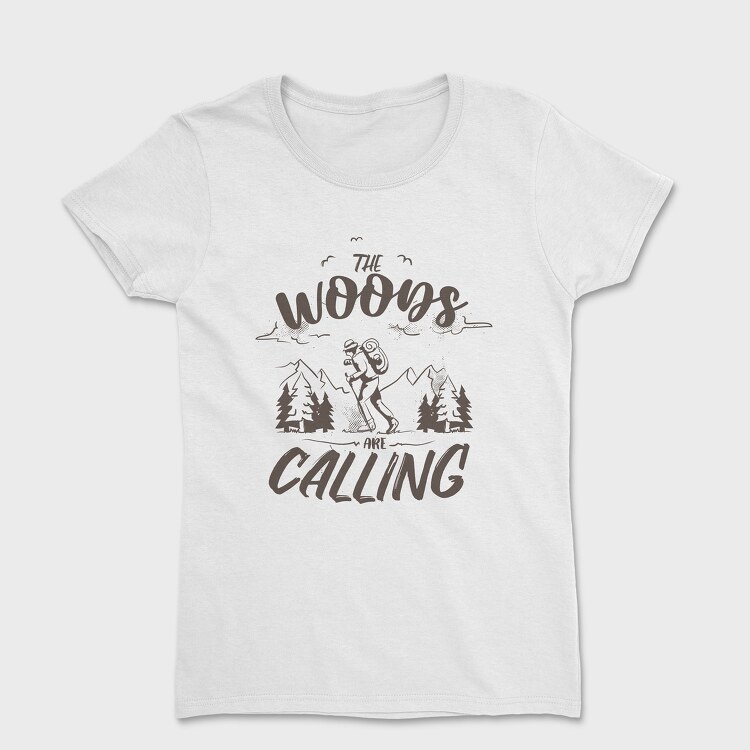 The Woods Are Calling Monochrome, Tricou Femei