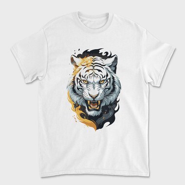 Tiger Fire, Tricou Barbati (Unisex)