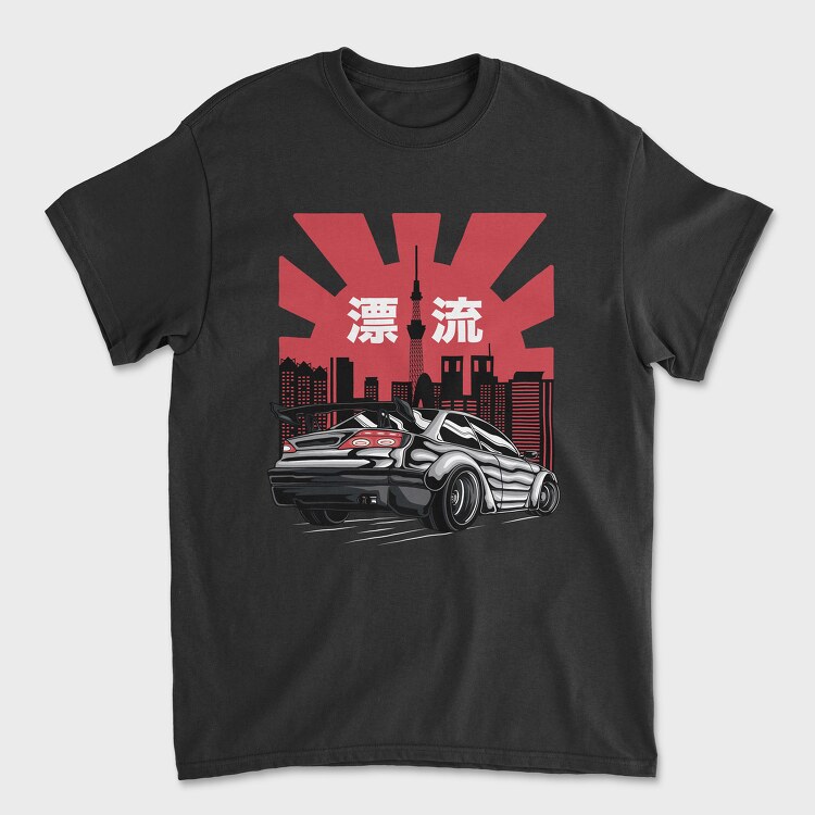 Tokyo Drift Sunset, Tricou Barbati (Unisex)