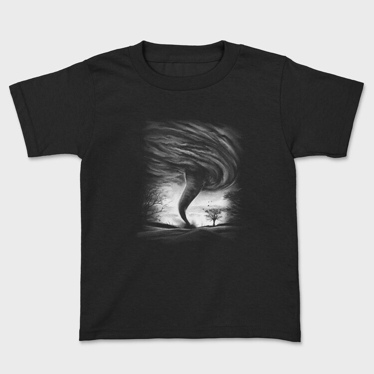 Tornado Monochrome, Tricou Copii