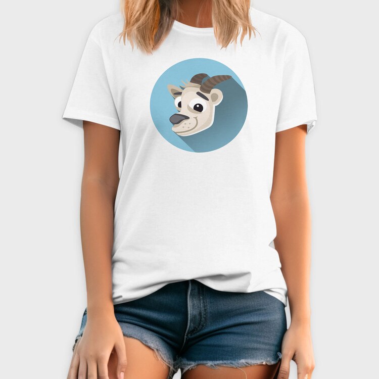 Goat Head Icon, Tricou Barbati (Unisex)