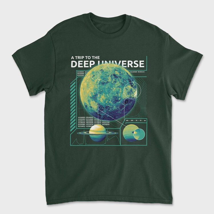 Trip to the Deep Universe, Tricou Barbati (Unisex)