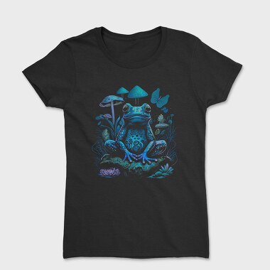 Trippy Frog Mushroom, Tricou Femei