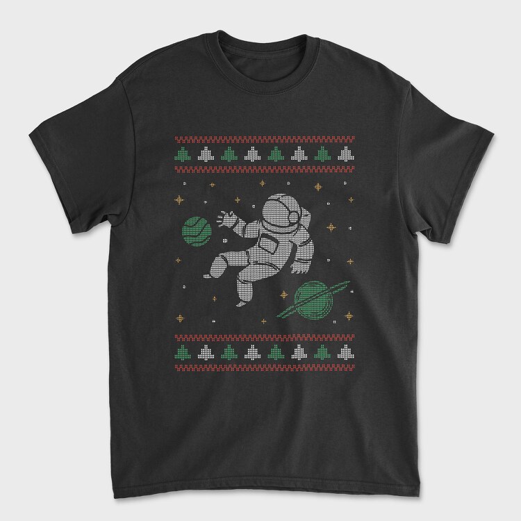 Ugly Sweater Space, Tricou Barbati (Unisex)