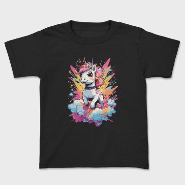 Unicorn Color Splash, Tricou Copii