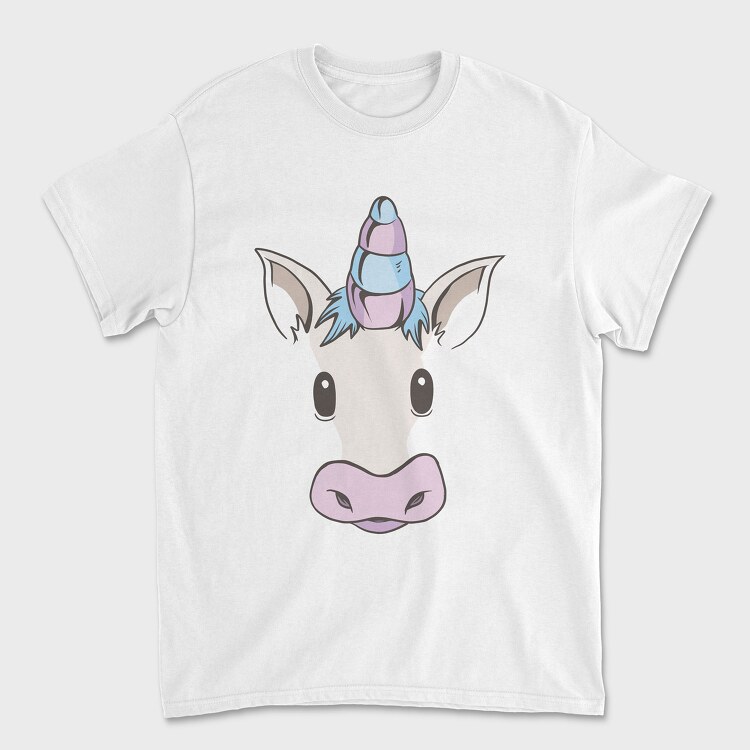 Unicorn Face, Tricou Barbati (Unisex)