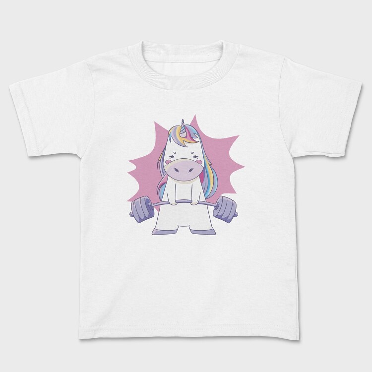 Unicorn Lifting Weights, Tricou Copii