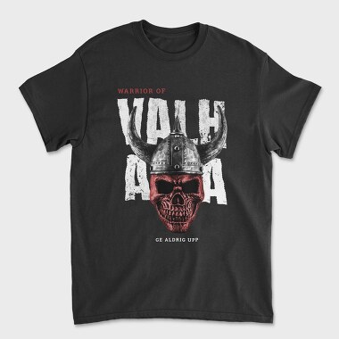 Viking Skull Valhalla, Tricou Barbati (Unisex)