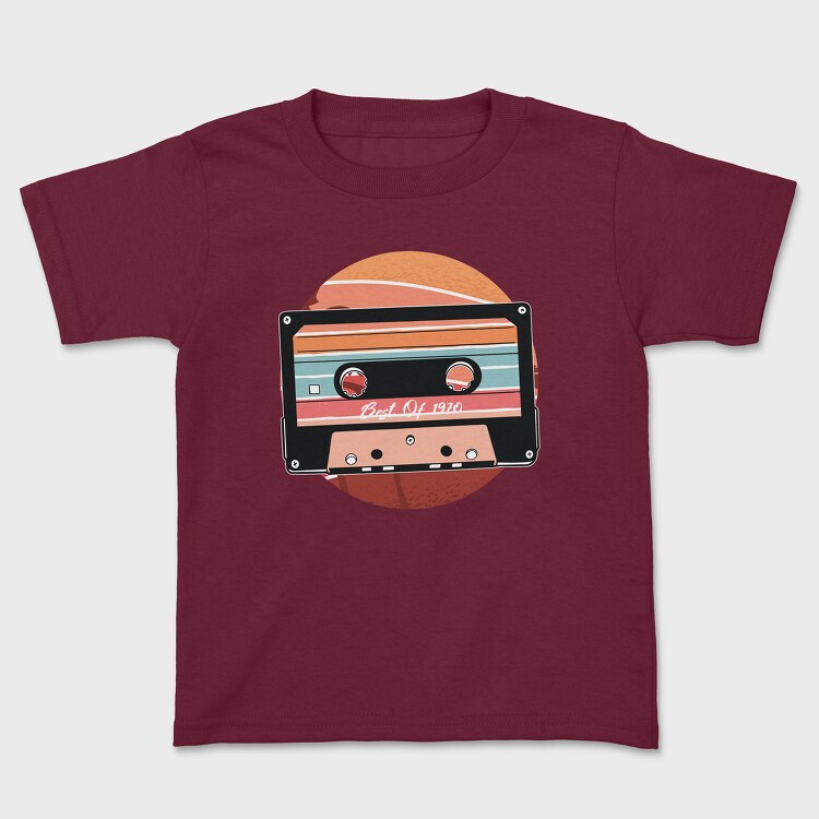 Vintage Cassette Design, Tricou Copii