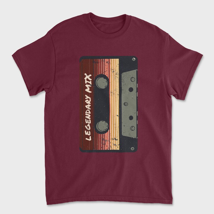 Vintage Cassette Legendary Mix, Tricou Barbati (Unisex)