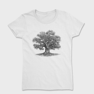 Vintage Oak Tree, Tricou Femei