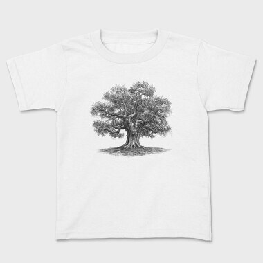 Vintage Oak Tree, Tricou Copii