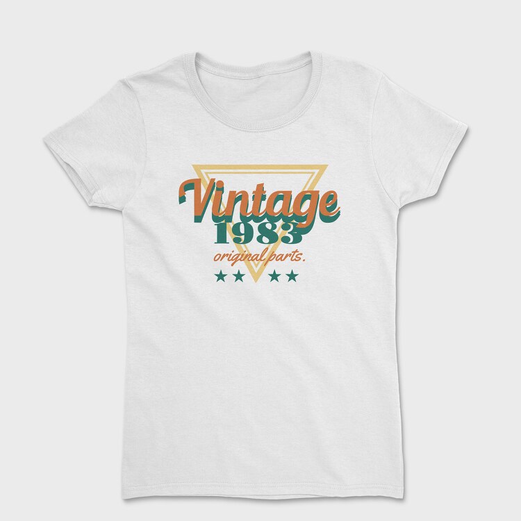 Vintage Triangle, Tricou Femei