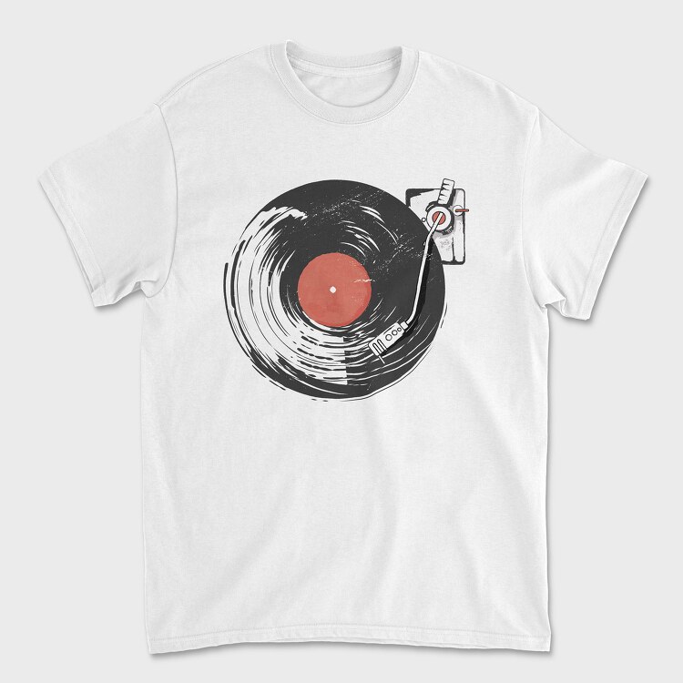 Vinyl Record, Tricou Barbati (Unisex)