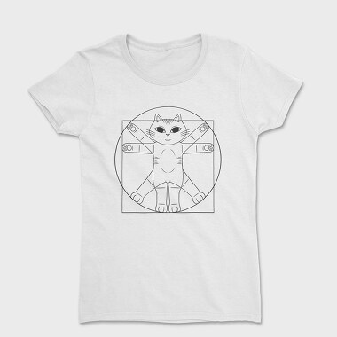 Vitruvian Cat, Tricou Femei