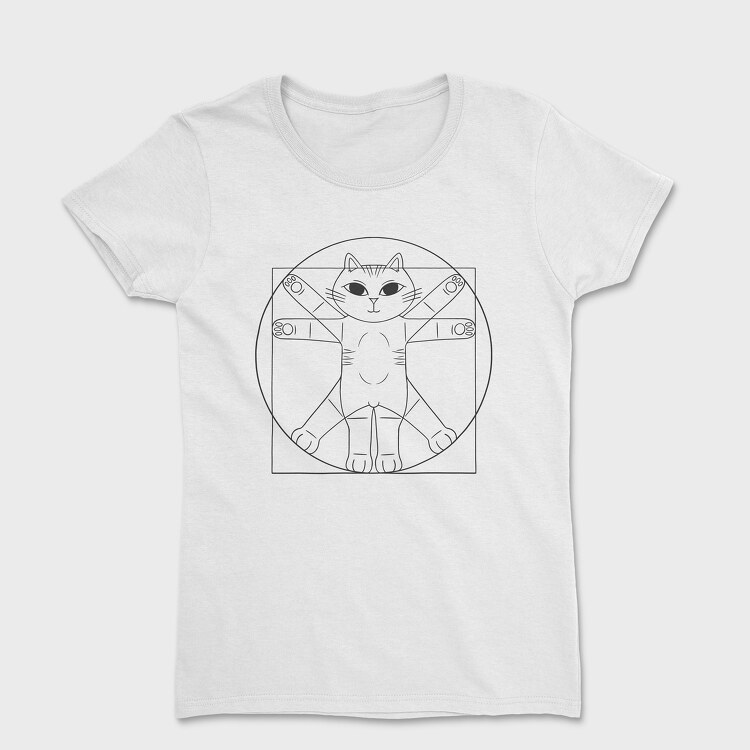 Vitruvian Cat, Tricou Femei