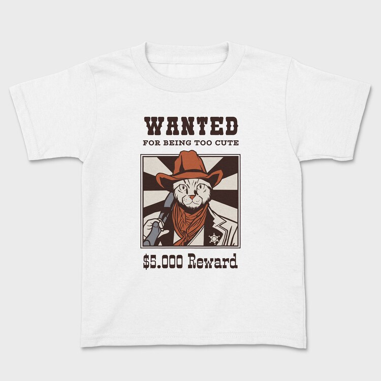 Wanted for Being Too Cute, Tricou Copii