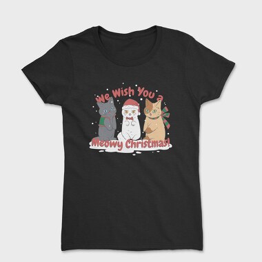 We Wish You a Meowy Christmas, Tricou Femei