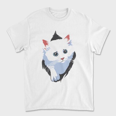 White Cat Box, Tricou Barbati (Unisex)