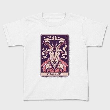 Wizard Goat Tarot Card, Tricou Copii