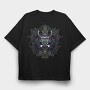 Psychedelic Trippy Dragon Dmt Rasta, Tricou Oversize Barbati (Unisex)