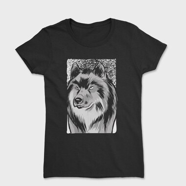 Wolf Portrait 2, Tricou Femei