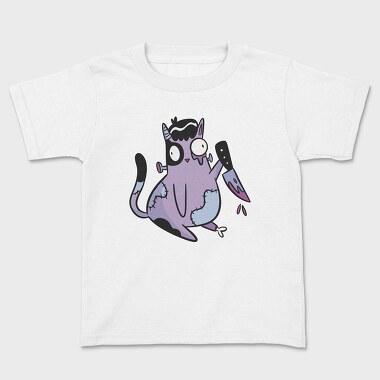 Zombie Cat Knife, Tricou Copii