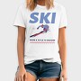 Ski Snow Style Winter, Tricou Barbati (Unisex)