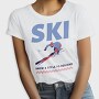 Ski Snow Style Winter, Tricou Femei