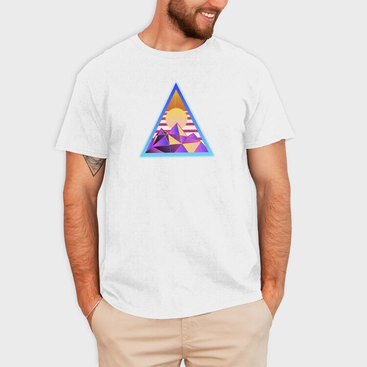 Psychedelics Triangle 004, Tricou Barbati (Unisex)