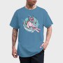 Skiing Unicorn, Tricou Barbati (Unisex)