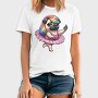 Pug Ballerina Ballet, Tricou Barbati (Unisex)