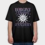 Celestial Forgiveness Quote Nc, Tricou Oversize Barbati (Unisex)