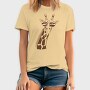 Giraffe Sunglasses, Tricou Barbati (Unisex)