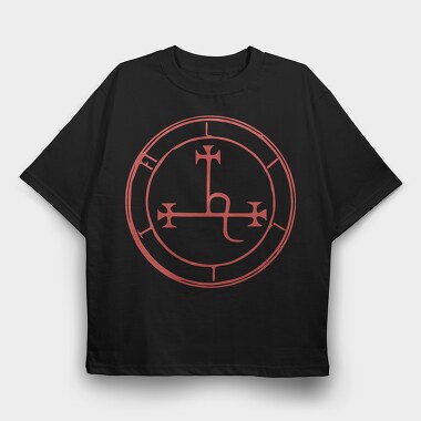 Lilith Symbol, Tricou Oversize Barbati (Unisex)