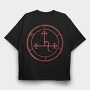 Lilith Symbol, Tricou Oversize Barbati (Unisex)