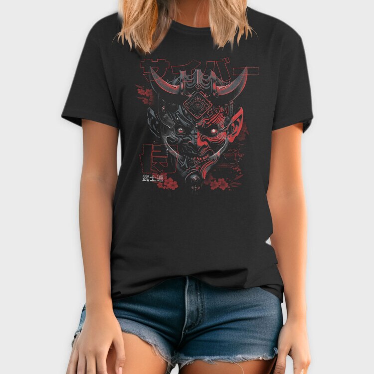 Oni Cyberpunk, Tricou Barbati (Unisex)