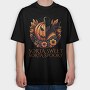 Pumpkin Bat King, Tricou Oversize Barbati (Unisex)