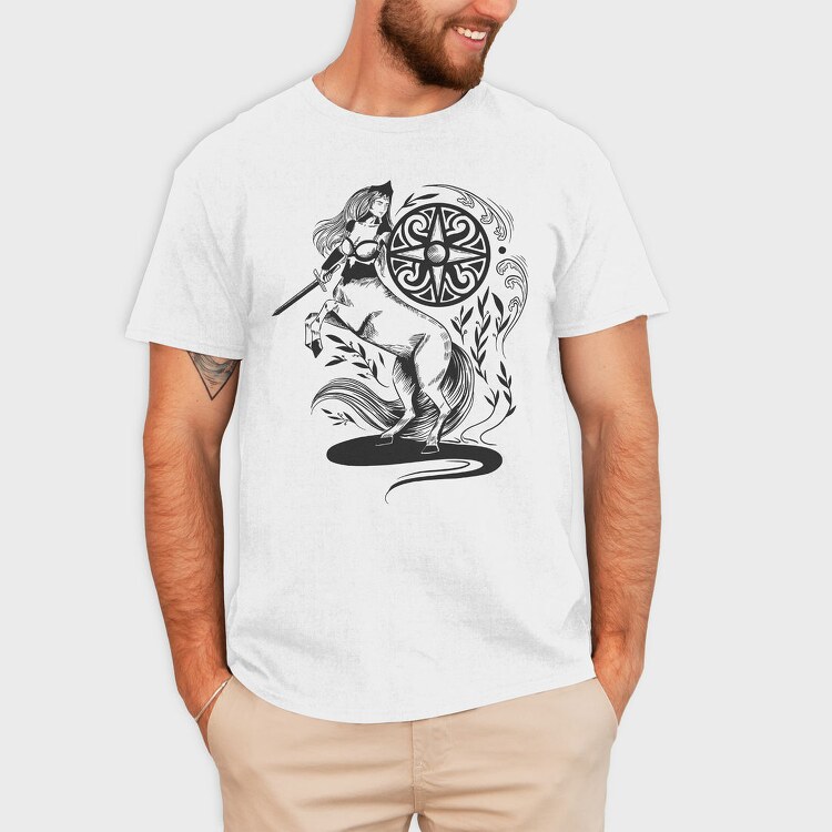 Centaur Dark Nouveau Si, Tricou Barbati (Unisex)