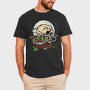 Skull And Roses, Tricou Barbati (Unisex)