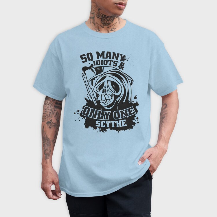 Cartoon Death Scythe, Tricou Barbati (Unisex)